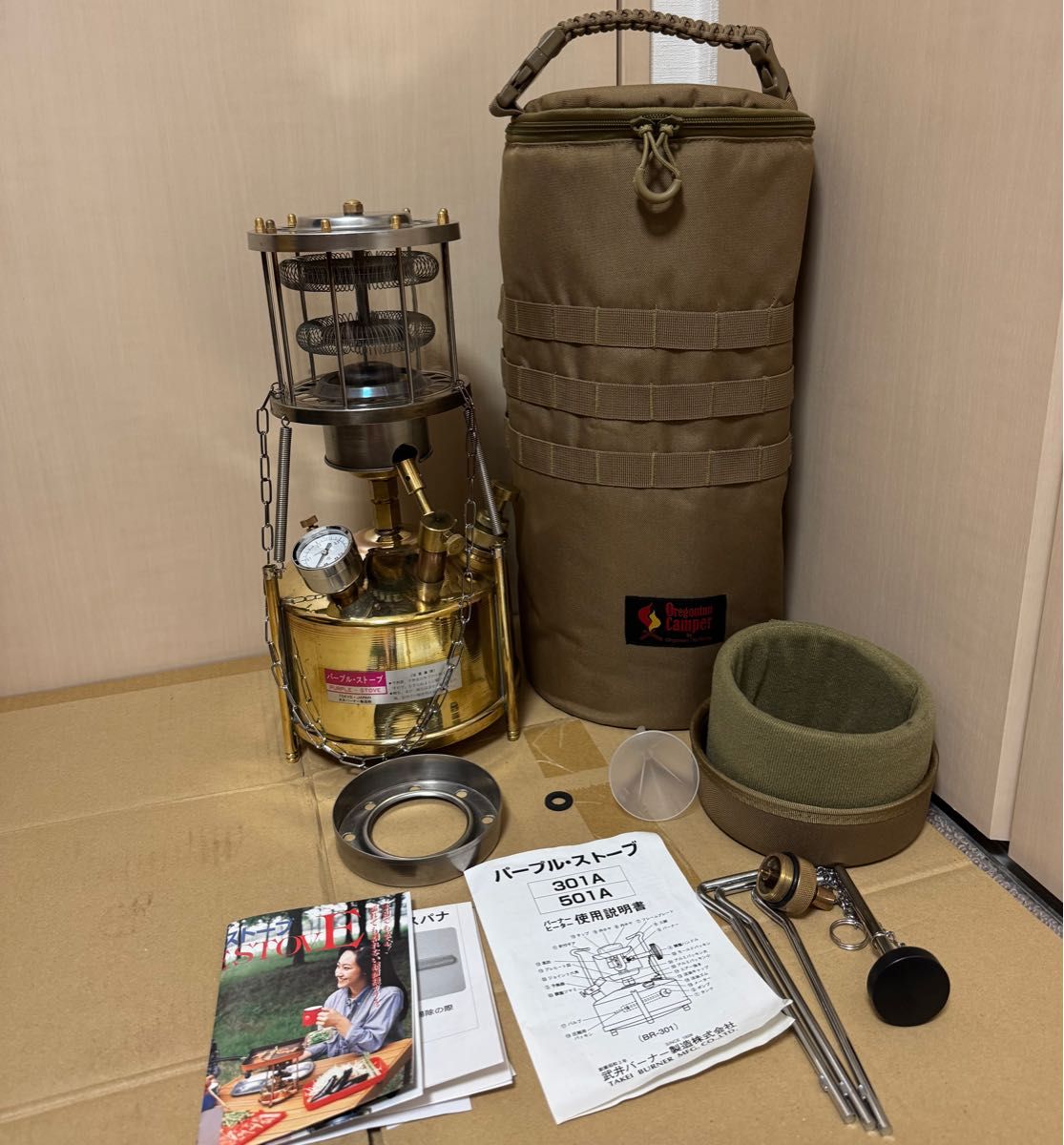 「最終値下げ」武井バーナー501A 収納ケース（オレゴニアンキャンパー）セット 武井バーナー501A 収納ケース（オレゴニアンキャンパー）セット