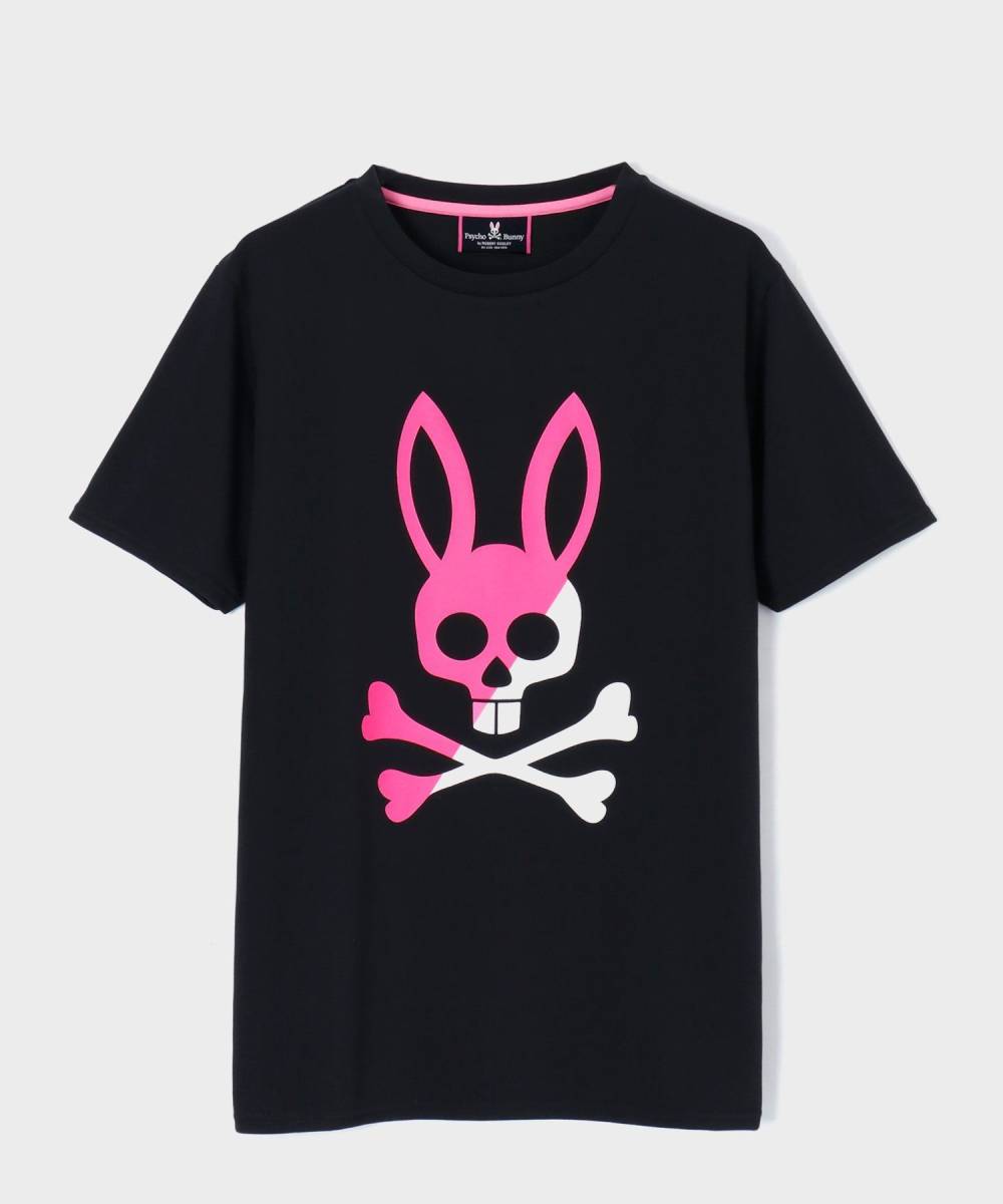 ◆サイコバニー◆スプリットバニーTシャツ◆黒◆XLサイズ◆新品タグ付き◆新品タグ付き◆Psycho Bunny◆ポロラルフローレン◆ の画像1