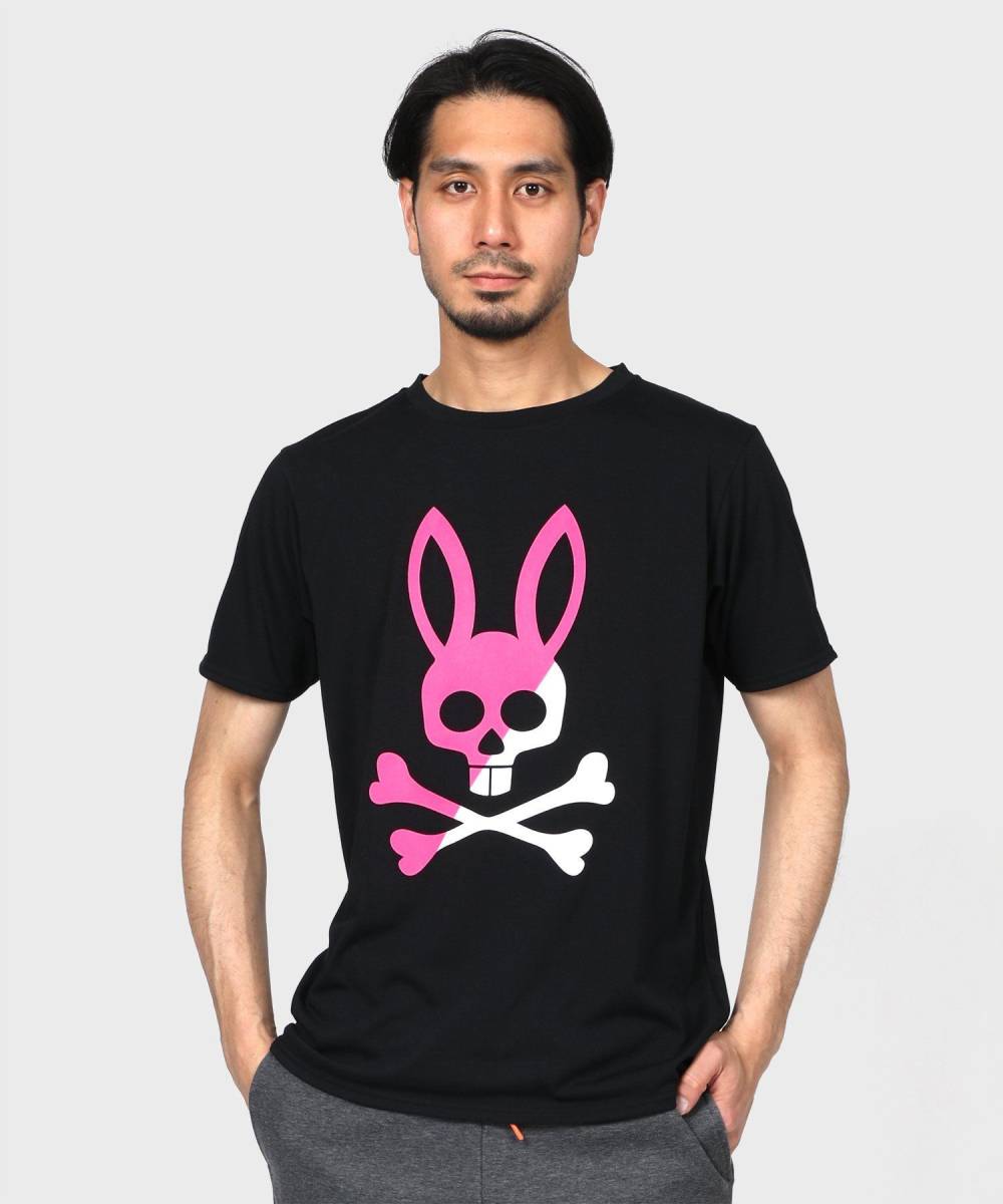 ◆サイコバニー◆スプリットバニーTシャツ◆黒◆XLサイズ◆新品タグ付き◆新品タグ付き◆Psycho Bunny◆ポロラルフローレン◆ の画像3