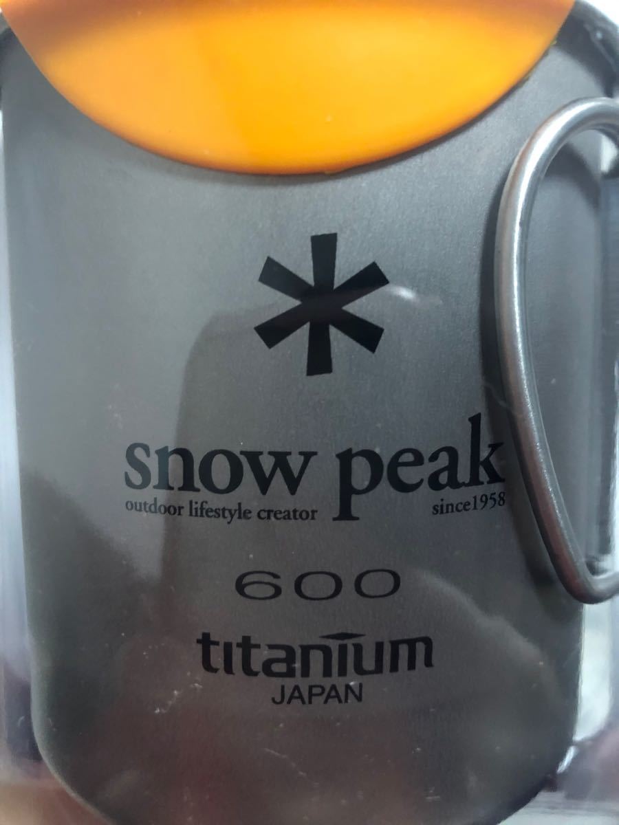 新品Snow Peak チタンマグ600 ホットリップス スノーひ