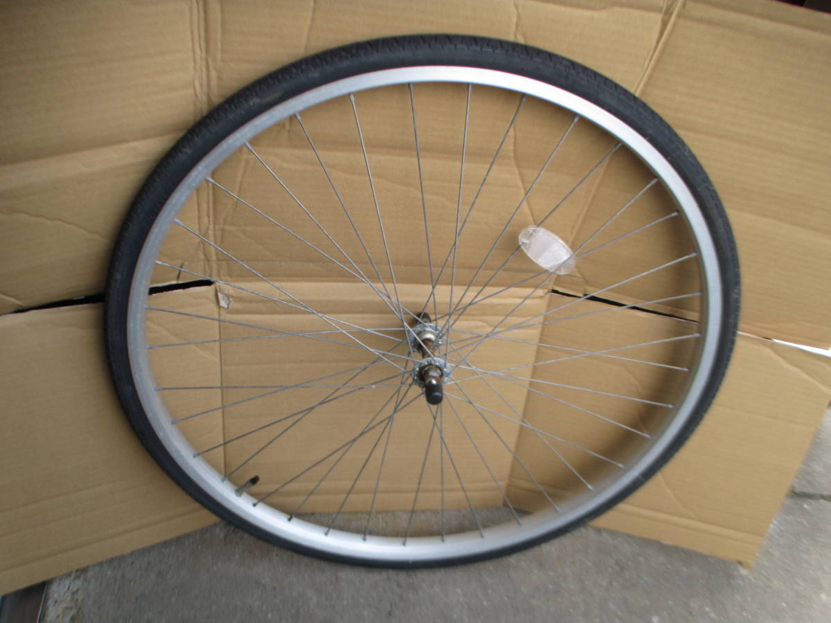27インチ 自転車前輪 アルミホイール タイヤ チュ-プ セット H2 かわいい新作 27インチ 自転車前輪 アルミホイール タイヤ チュ-プ セット H2 かわいい新作