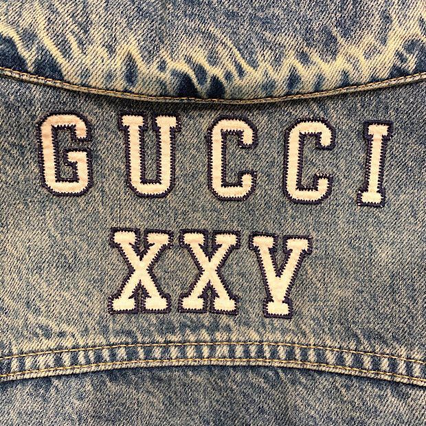 格安 確実正規品 GUCCI グッチ 18AW デニムジャケット NY ニューヨーク