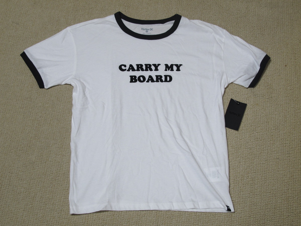 ハーレー（HURLEY）Tシャツ レディース 半袖 CARRY MY BOARD 新品タグ付き_画像2