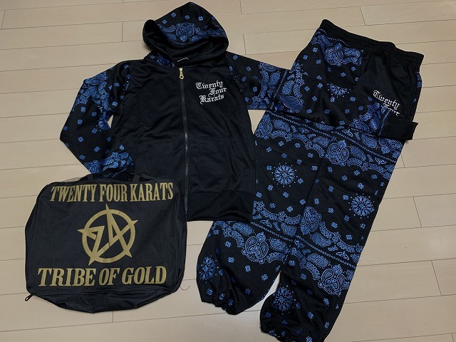 24karats ペイズリ柄ジャージ ケース付 三代目JSB 安い特販 レディース