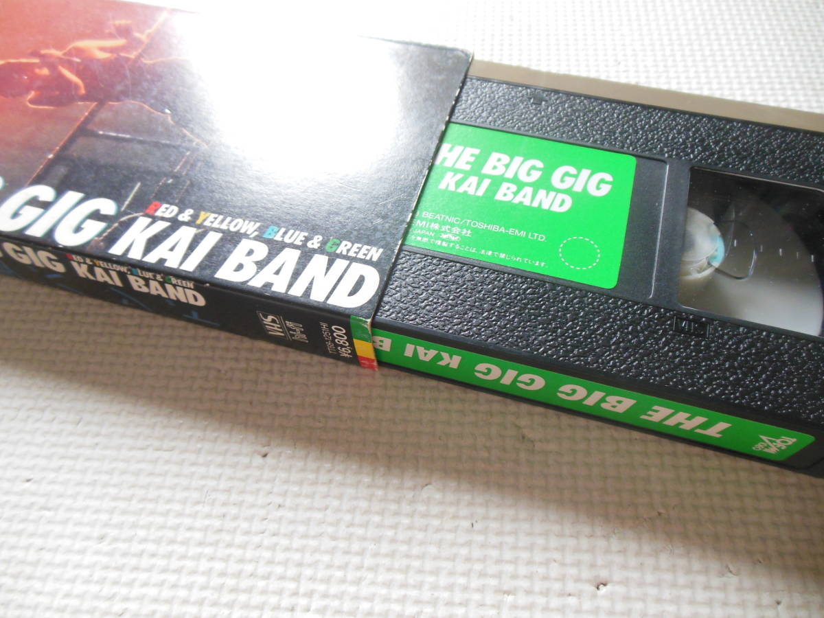 [ Kay Band /THE BIG GIG] Kai Yoshihiro ( б/у VHS видео )