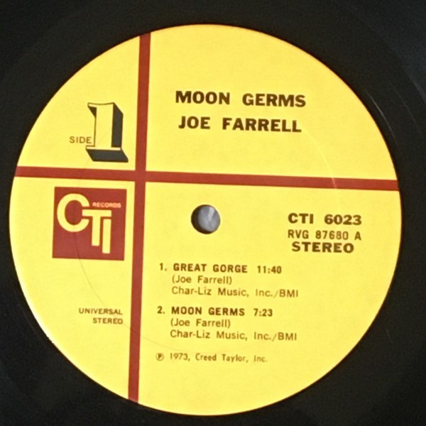 Joe Farrell - Moon Germs - CTI ■ van gelder_画像2