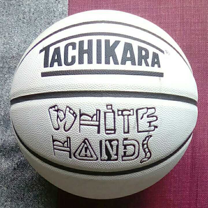  use item complete sale goods basketball 7 number artificial leather made [TACHIKARAtachikalaWHITEHANDS white handle z white / black ]( inspection ) molten MIKASA SPALDING