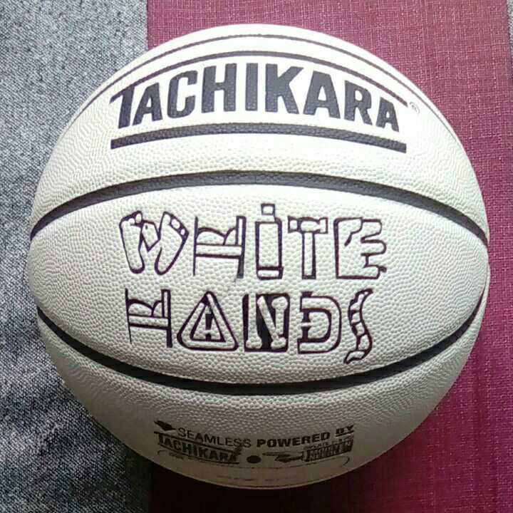  use item complete sale goods basketball 7 number artificial leather made [TACHIKARAtachikalaWHITEHANDS white handle z white / black ]( inspection ) molten MIKASA SPALDING