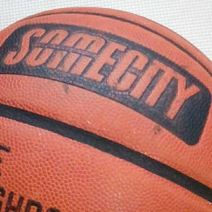 使用品 完売品「ballaholic TACHIKARA SOMECITY 2015-2016 公式球」バスケットボール 7号 人工皮革製  タチカラボーラホリック サムシティ