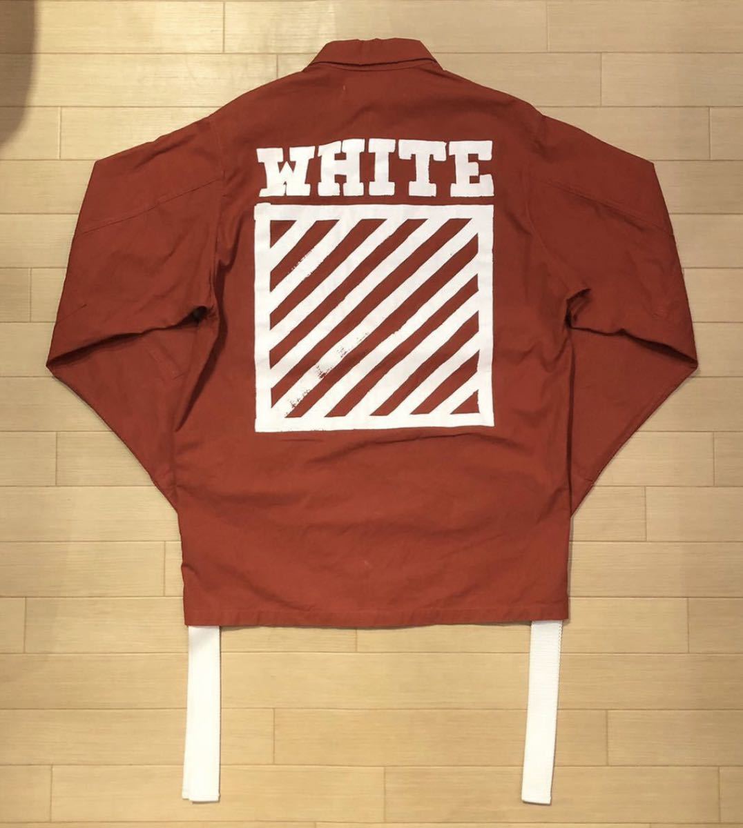 S】正規品 Off-White Field Jacket Square Red オフホワイト