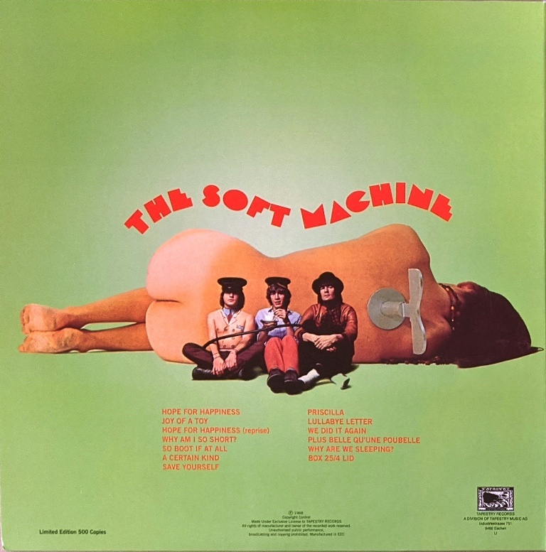 The Soft Machine ソフト・マシーン - The Soft Machine 500枚限定再発アナログ・レコード