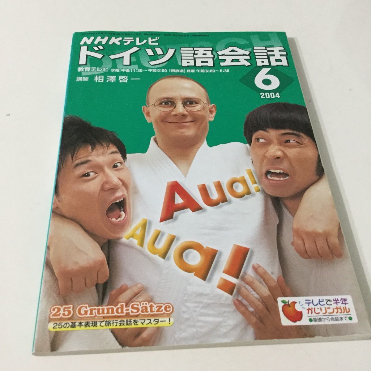 42 NHKテレビドイツ語会話6 2004年6月1日発行6月号 相澤啓一 日本放送出版協会 本 英語 ドイツ語 発音 ナターシャのドイツ語 英会話 辞書_画像1