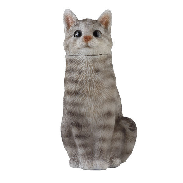 今にも動き出しそうなリアルかわいい動物に印鑑を収納できちゃうなんてびっくり☆スタンプケース CAT