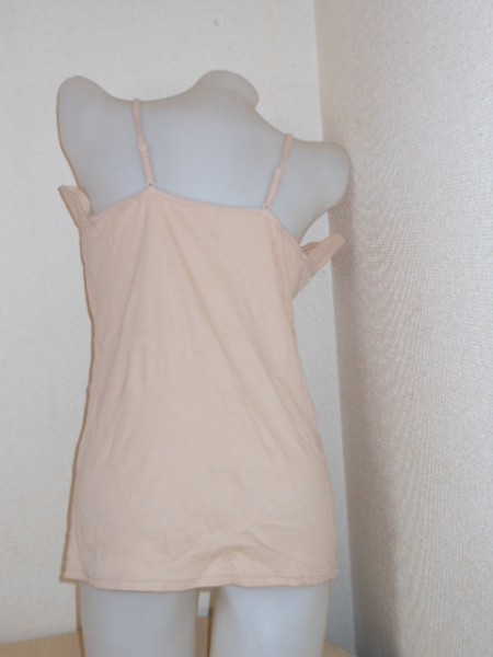 *.* sweat installation .* cotton 100* camisole beige LL 0913