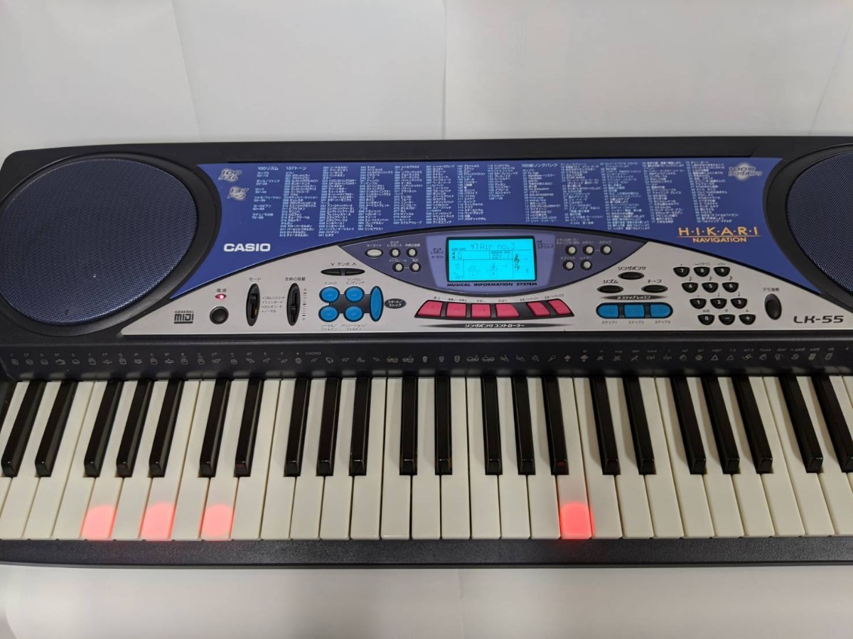 CASIO 電子キーボード 電子ピアノ LK-55