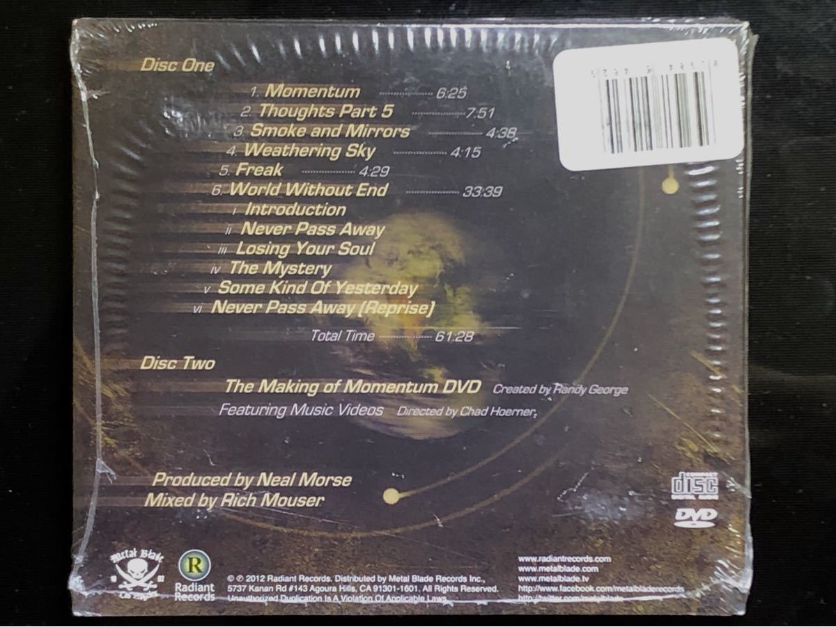 【未開封】NEAL MORSE  ／   Momentum  輸入盤CD+DVD