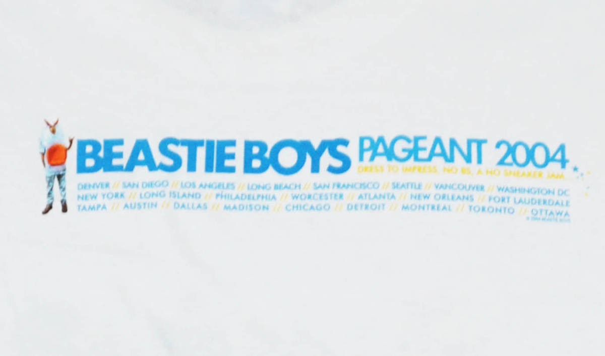 激レア! 2004年 BEASTIE BOYS 『PAGEANT』 ツアー Tシャツ MIKE D 