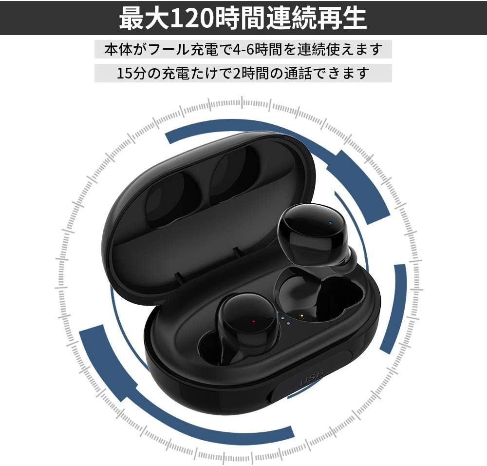 Bluetooth イヤホン Bluetooth5.0 Hi-Fi高音質