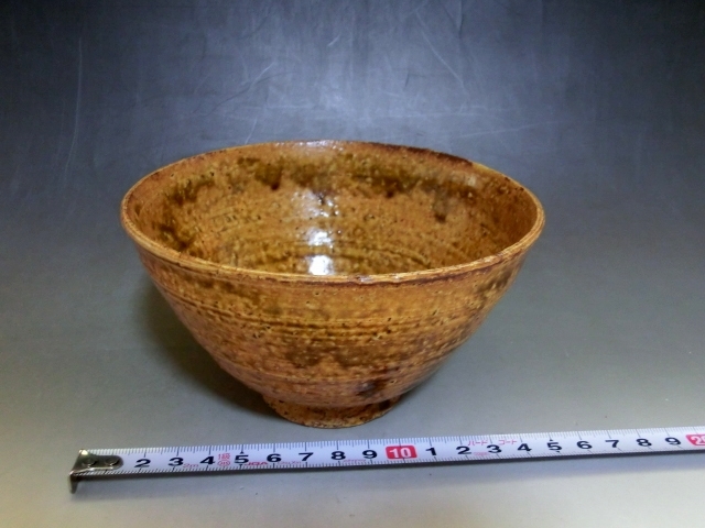 茶碗□古い飴釉 伊羅保茶碗 お茶道具 古美術 時代物 骨董品□ | www