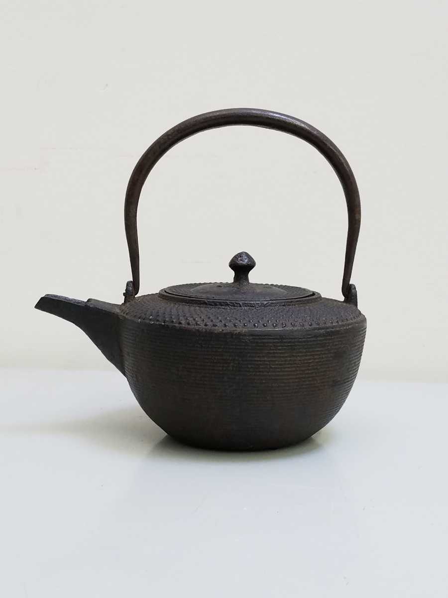 熱販売 錆あり 茶道具 煎茶道具 鉄瓶 急須 南部鉄器 直径約13㎝ nanbu
