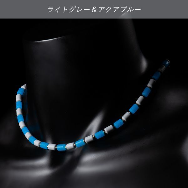【2022正規激安】 ★即決★クリオ 50cm Mサイズ (ゴールドフィルドタイプ)ライトグレー&アクアブルー ネックレス インパルス その他 【2022正規激安】 ★即決★クリオ 50cm Mサイズ (ゴールドフィルドタイプ)ライトグレー&アクアブルー ネックレス インパルス その他