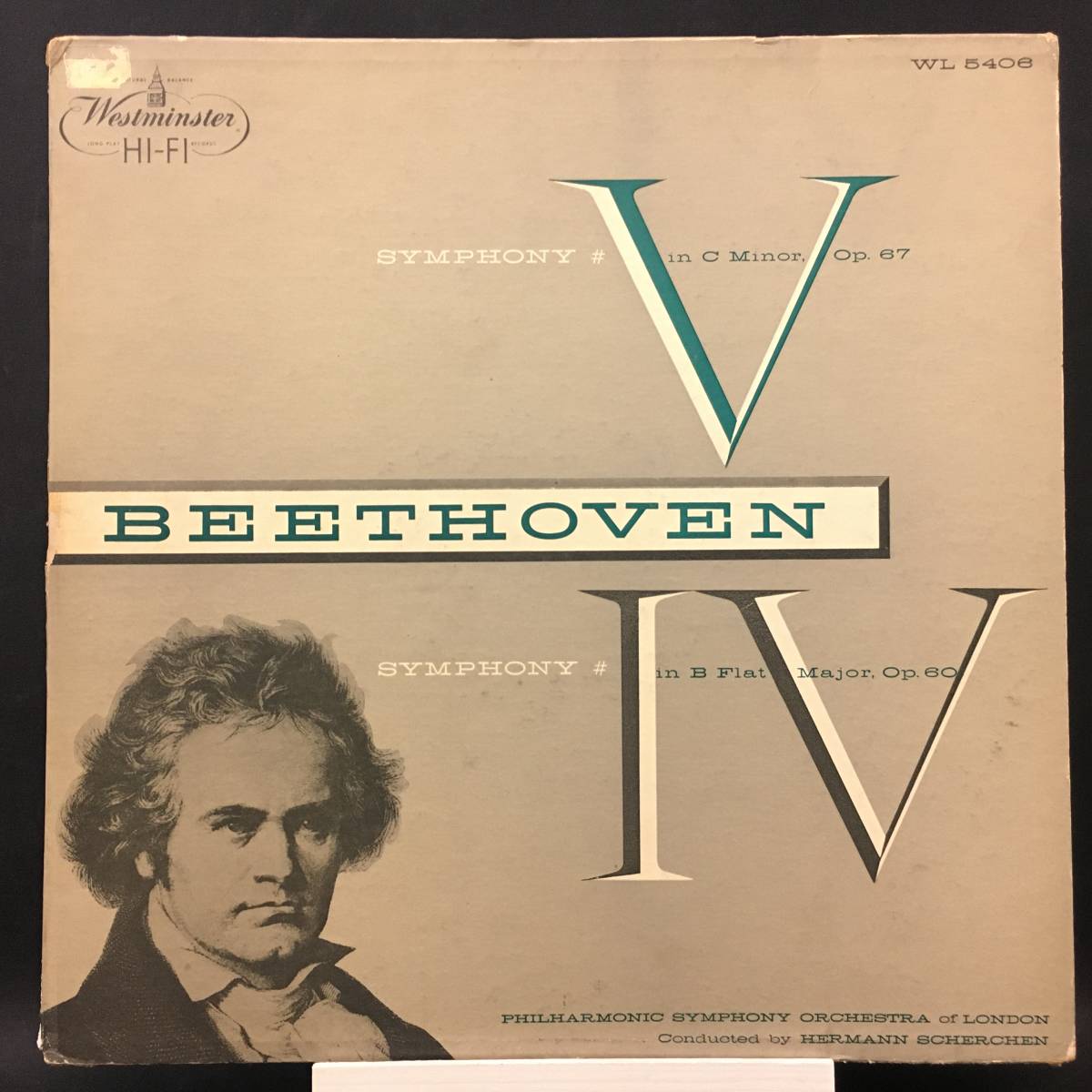 ◆ WL盤 ◆ Beethoven ◆ Hermann Scherchen ◆ Westminster 米 深溝