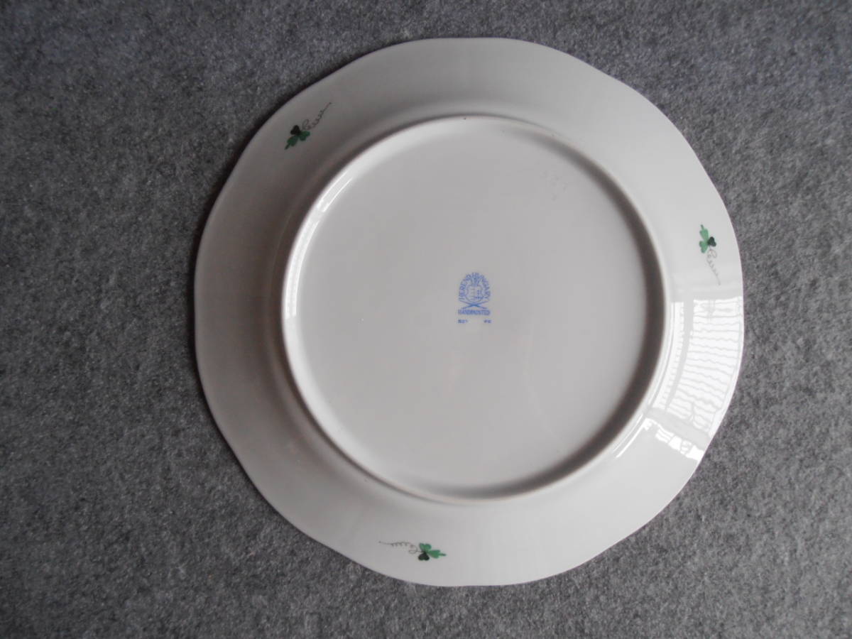  включая доставку быстрое решение Herend HEREND петрушка зеленый tina- тарелка большая тарелка 25.2 шт. комплект PE524 ①