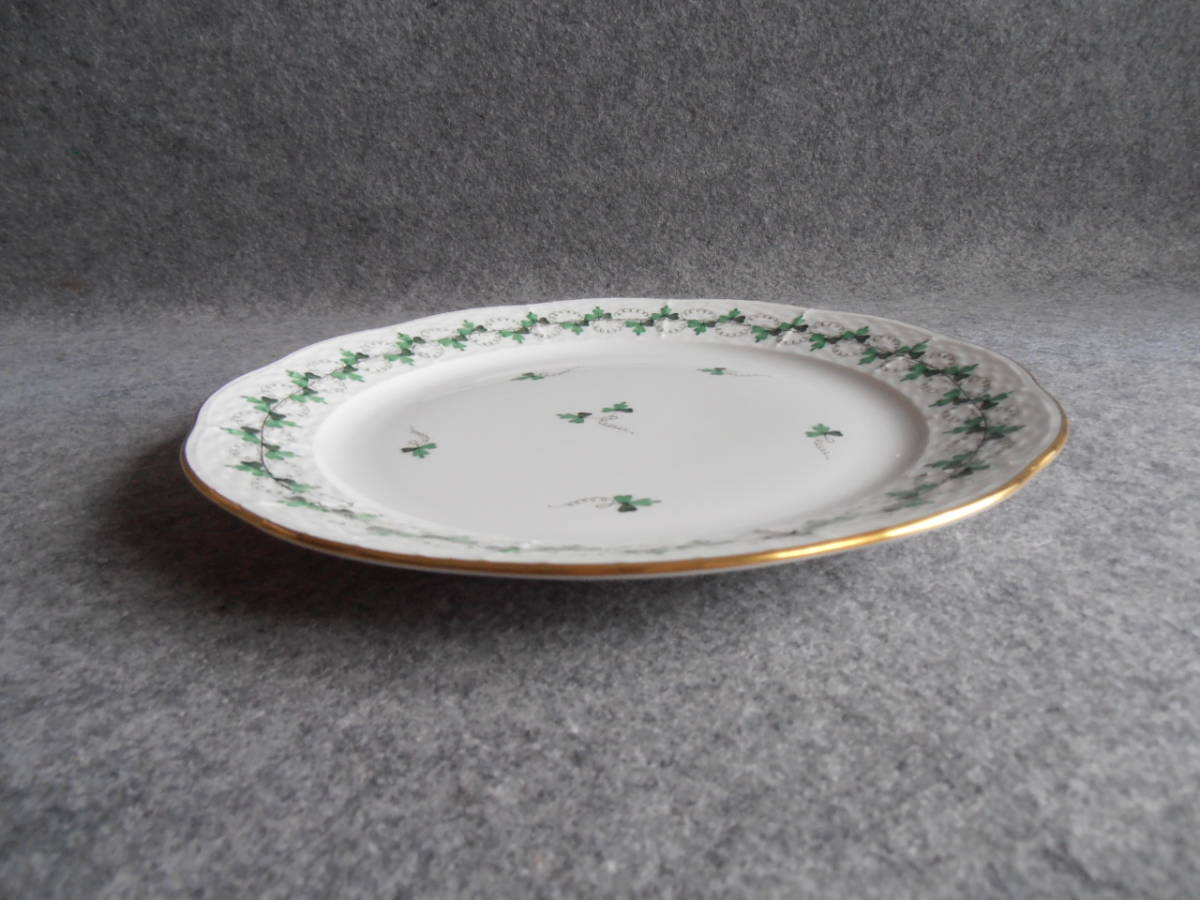  включая доставку быстрое решение Herend HEREND петрушка зеленый tina- тарелка большая тарелка 25.2 шт. комплект PE524 ①