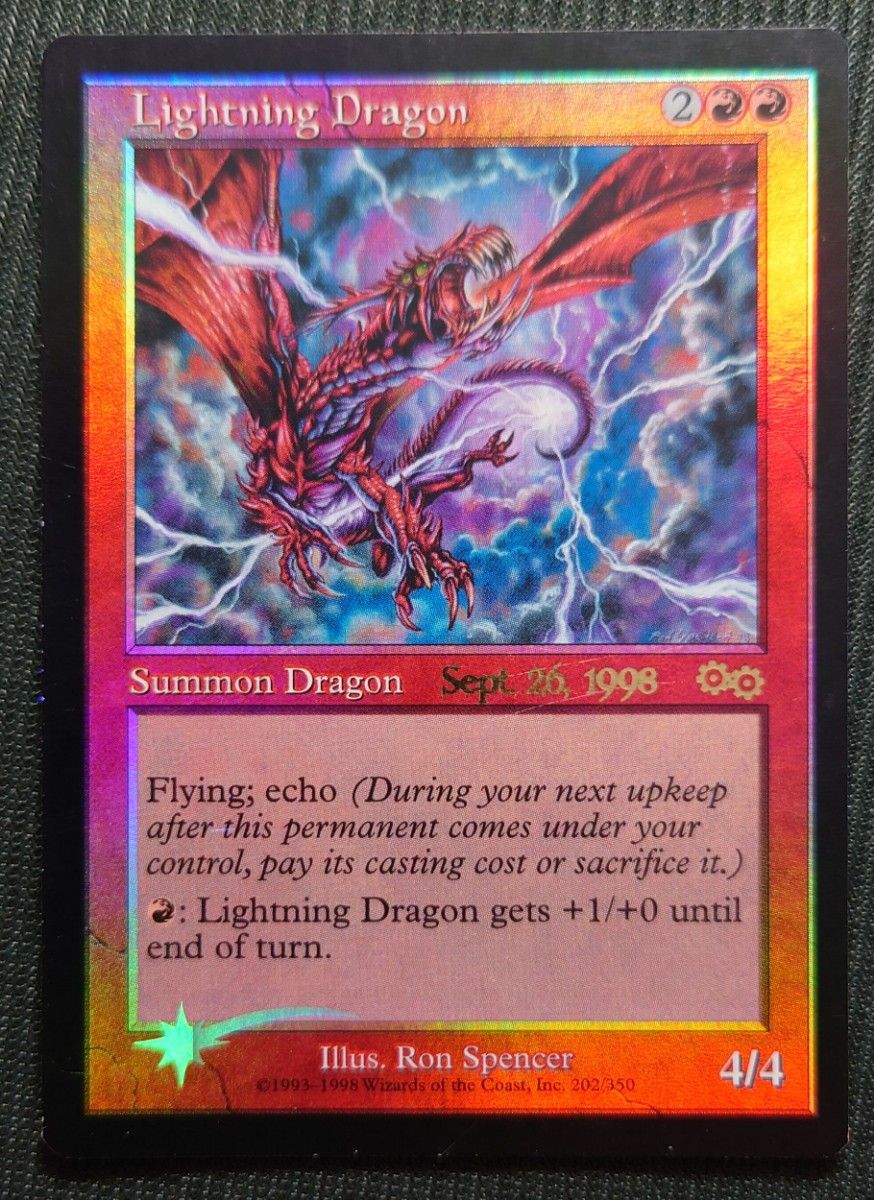 mtg 稀少 プロモ FOIL 稲妻のドラゴン 英語版 usg mtg 稀少 プロモ FOIL 稲妻のドラゴン 英語版 usg|Yahoo!フリマ