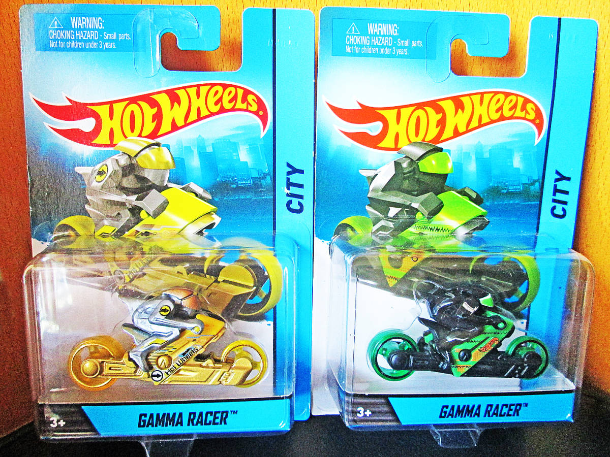 ★お買得 2台セット★日本未発売★Motor Cycles【GAMMA RACER】近未来バイク/電動 スクーター/オートバイ/ロボット/マテル/フィギュア付き_画像1