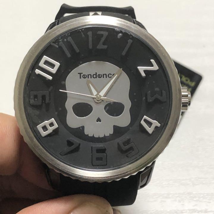 訳アリ特価B 人気を誇る テンデンス腕時計 ガリバーラウンド ハイドロゲン 送料無料カード決済可能 スカル