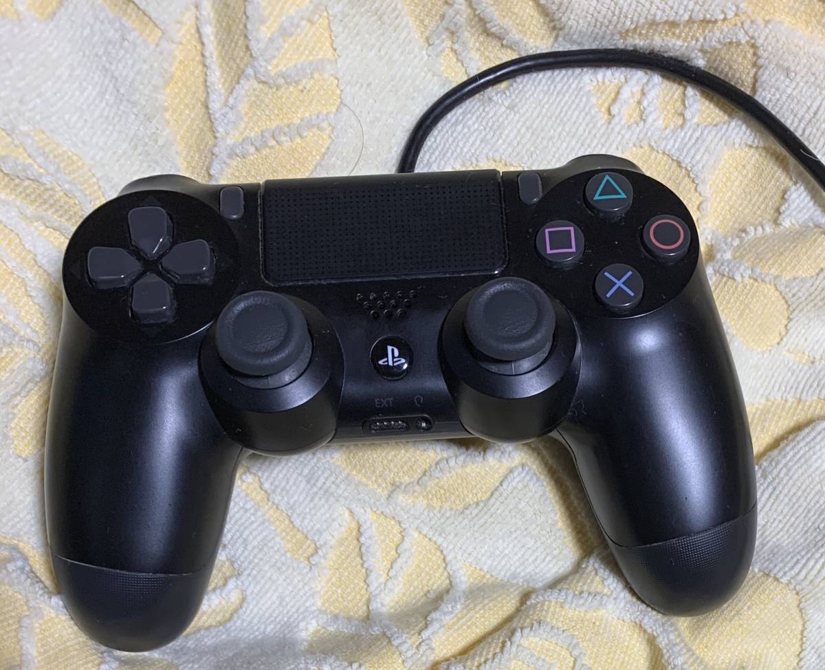 SONY 純正 PS4 ワイヤレスコントローラー DUALSHOCK4 ブラック 動作