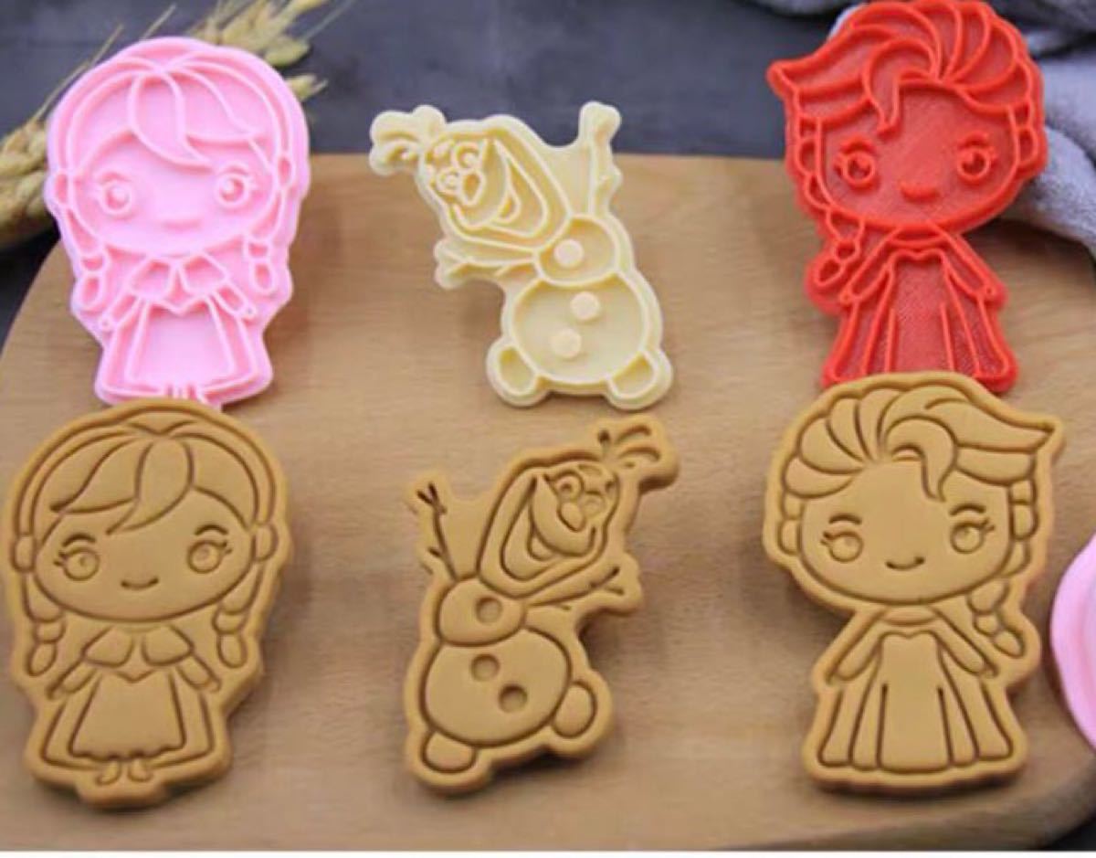 Paypayフリマ クッキー型3点セット アナと雪の女王 ディズニー オラフ
