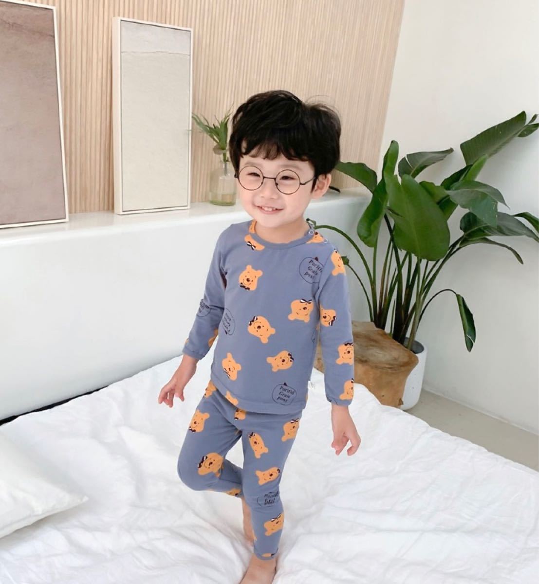 Paypayフリマ 新品 プーさん モチーフ パジャマ ルームウェア 長袖 90 Paypayフリマ 新品 プーさん モチーフ パジャマ ルームウェア 長袖 90