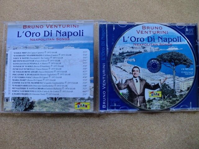 ＊BRUNO VENTURINI ／ L'Oro Di Napoli NEAPOLITAN SONGS（CD7029）（輸入盤）_画像2