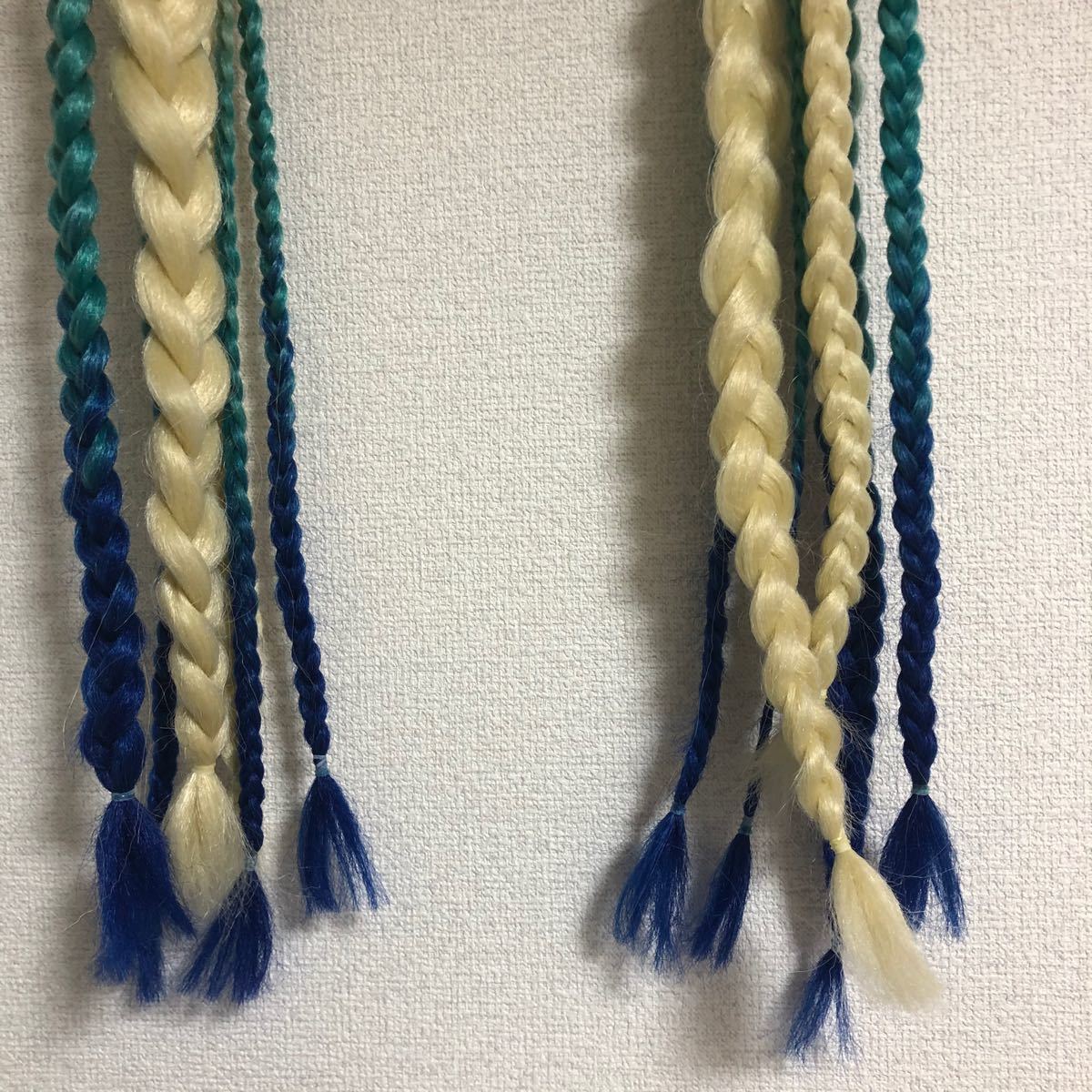 Paypayフリマ 手作り エクステ 三つ編み ヘアゴム ゴム付き編み込みウィッグ Paypayフリマ 手作り エクステ 三つ編み ヘアゴム ゴム付き編み込みウィッグ
