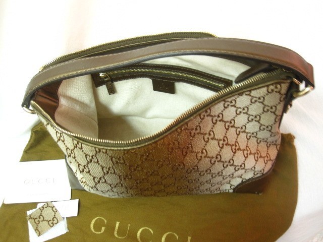 美品 グッチ GUCCI GG ハートビット ハンドバッグ ショルダーバッグ 269959 F851G 9720 正規店購入品_画像2