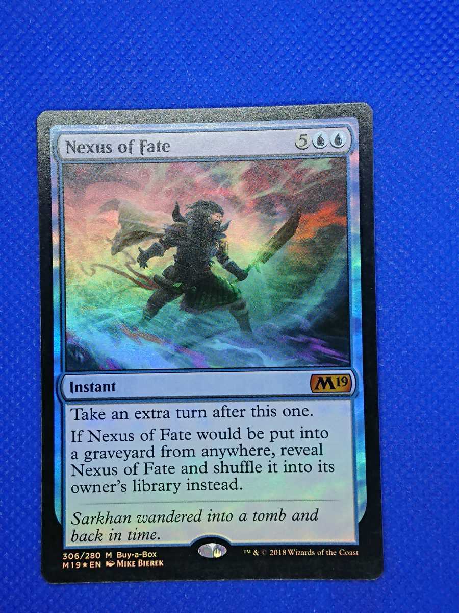 ★☆MTG　《イベント配布》【FOIL】【英】運命のきずな/Nexus of Fate[青P]【BOX特典】★☆ 全ての商品同梱可能_画像1