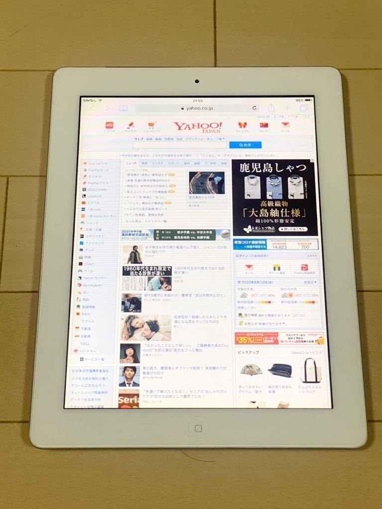 税込) 美品 Apple 完動品 Wi-Fi+Cellular16GB iPad3 iPad本体