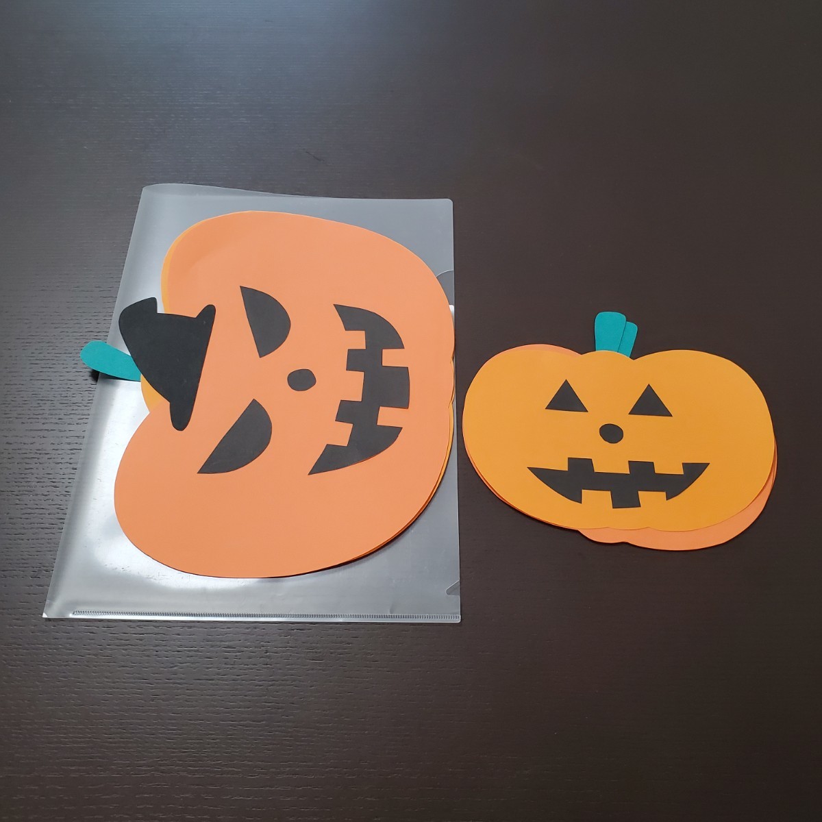 【ハンドメイド】壁面　窓面　幼稚園　保育園　ハロウィン　かぼちゃ　先生　保育士　