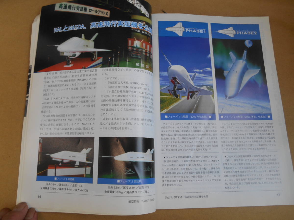 航空技術　 2002　　6月　　no,567　　 上中央スチール下段右_画像7