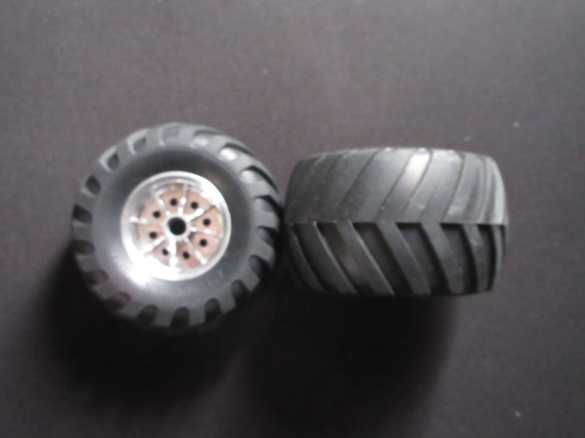 [B]* Tamiya wild ui Lee 2 for wheel & rug pattern tire front * new goods 