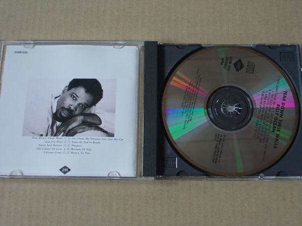 E2978　即決　CD　ビリー・オーシャン　BILLY OCEAN『TEAR DOWN THESE WALLS』　国内盤　1988年盤　￥3200盤_画像2