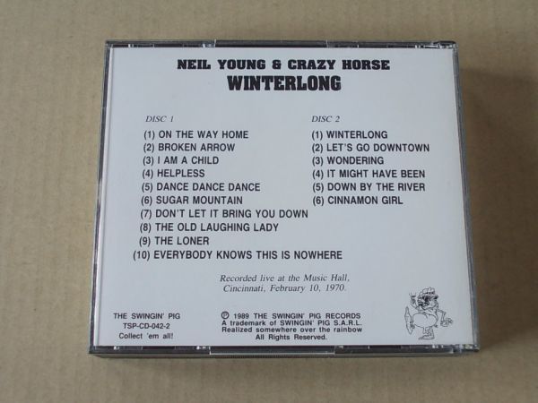 E3036　即決　CD　ニール・ヤング　NEIL YOUNG『WINTERLONG　LIVE 1970』　輸入盤　2枚組_画像3