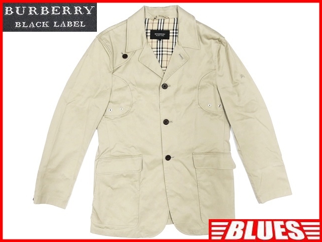 即決 BURBERRY BLACK LABAL メンズL 廃盤 ジャケット バーバリー