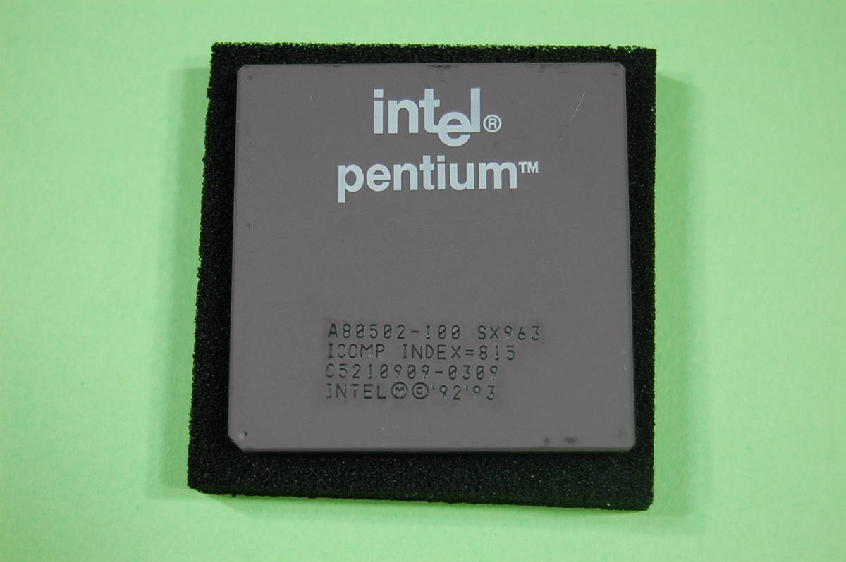 NEC PC9821Xa10 等 CPU Pentium 100MHz A80502-100 現状渡し ジャンク扱いにて C5210909-0309 _画像1