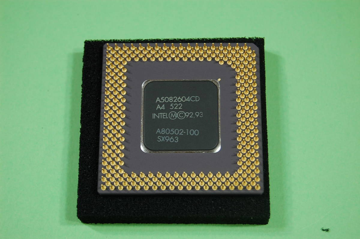 NEC PC9821Xa10 等 CPU Pentium 100MHz A80502-100 現状渡し ジャンク扱いにて C5210909-0309 _画像3