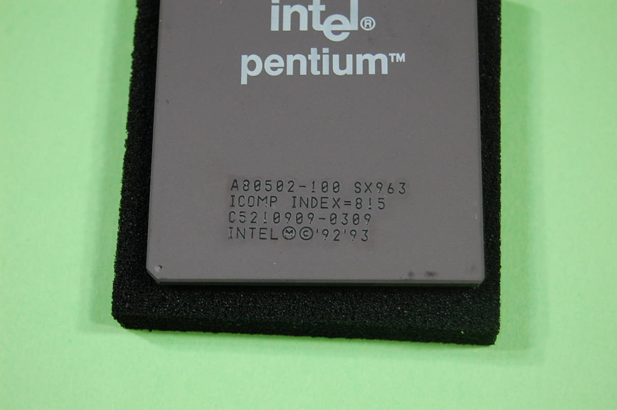 NEC PC9821Xa10 等 CPU Pentium 100MHz A80502-100 現状渡し ジャンク扱いにて C5210909-0309 _画像2