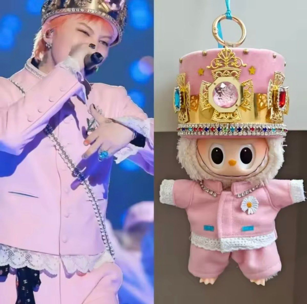 新品】LABUBU ラブブ G-DRAGON ジヨン 3点セット 着せ替 服｜Yahoo