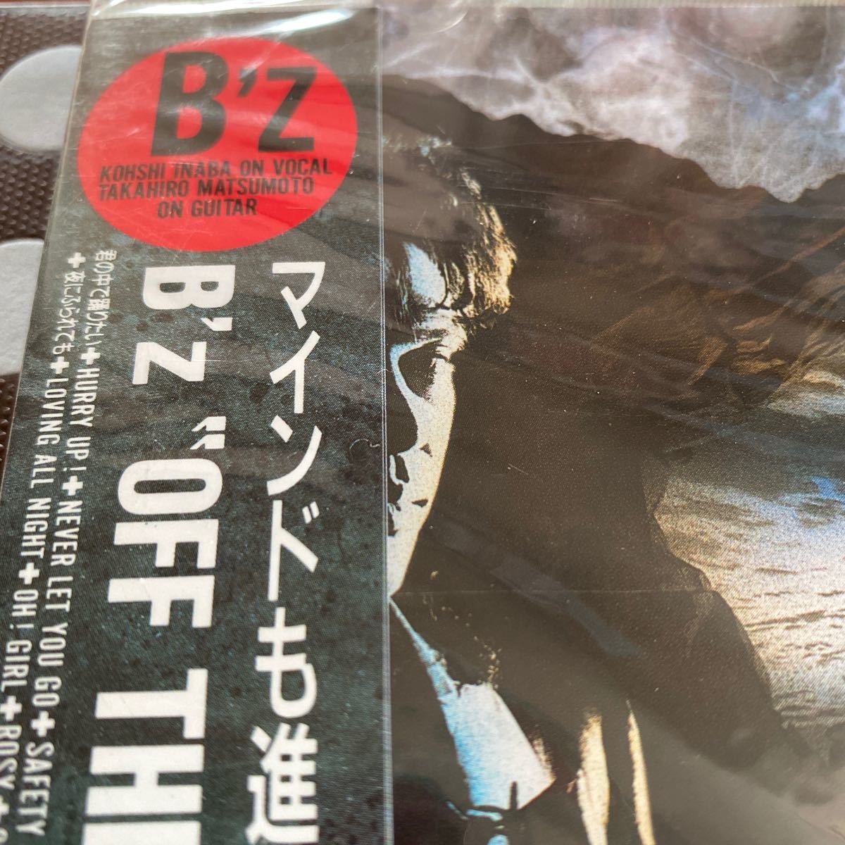 未開封新品　デッドストック　倉庫保管品　CD B'z ビーズ　OFF THE LOCK 珍品　貴重品　帯2枚重ね R32A-1052_画像8